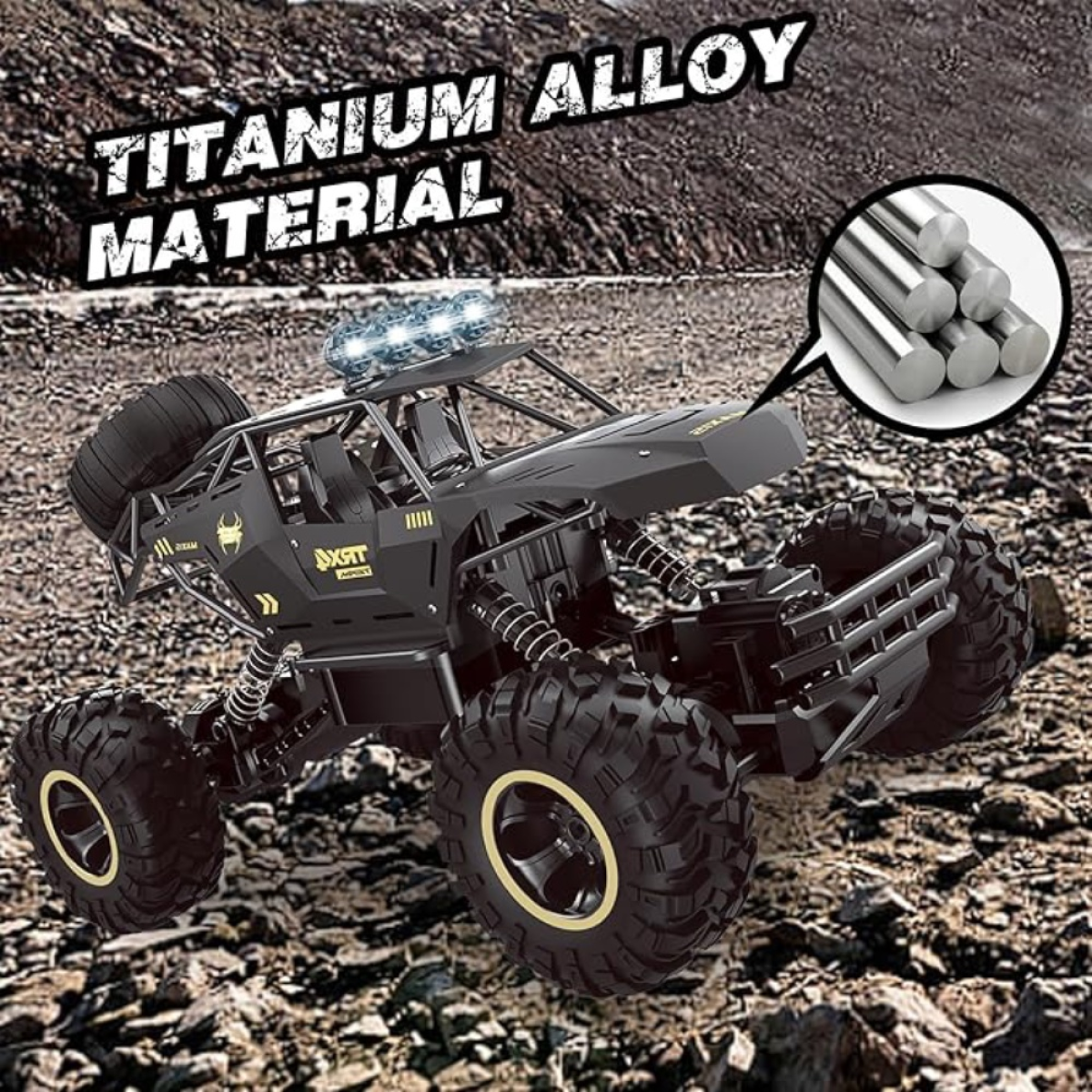 2025 NEW 4DRC 1:12 Rock Crawler Rechargeable Off Road Truck 4WD , Metal Shell LED Headlights RC Remote Control Off Road Car Truck,Logistics is randomly sent by UPS/USPS/FEDEX/Amazon Logistics/EVRI