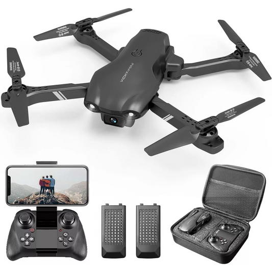 4DRC V13 Foldable FPV Drone with HD Camera & WiFi, 2 Batteries Included